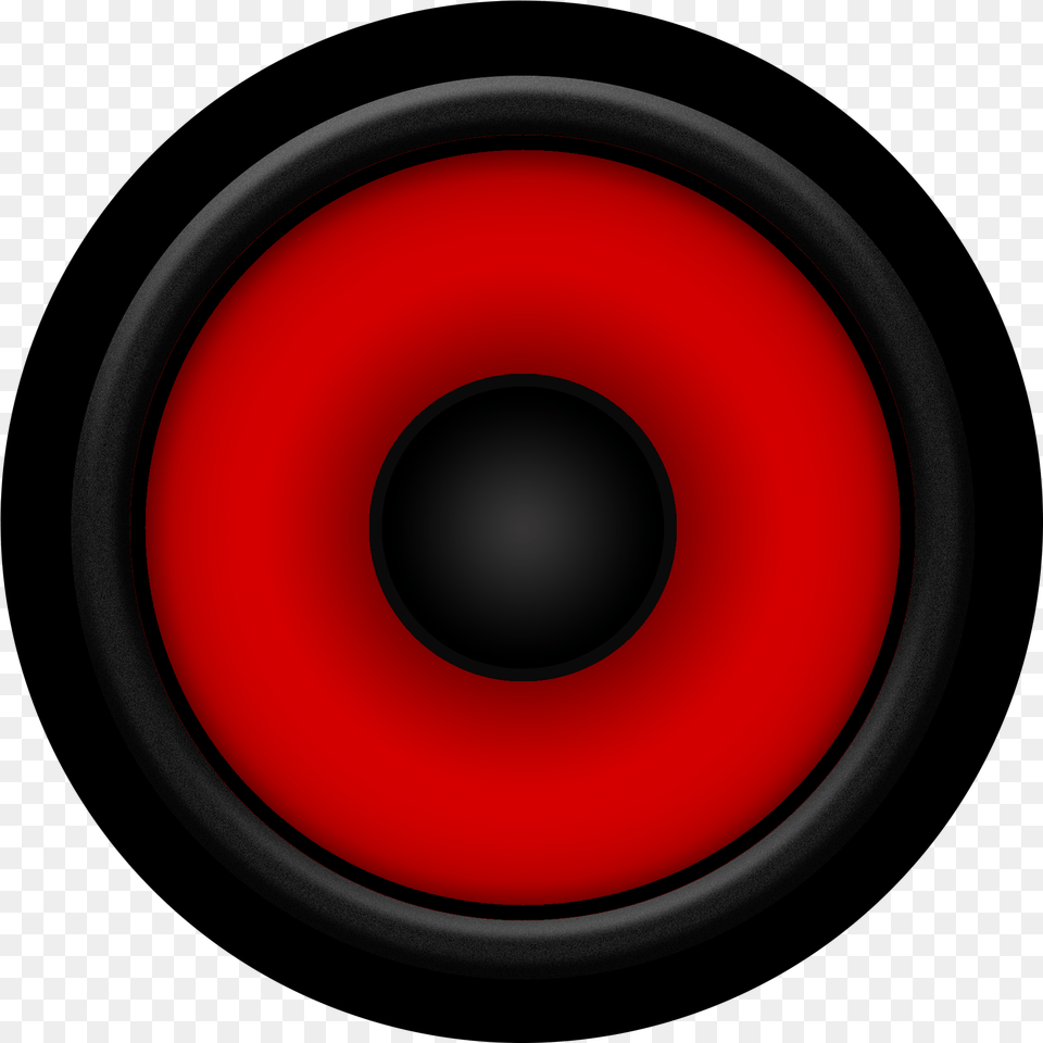 Speaker Hd Transparent Red Speakers, Electronics, Disk Free Png