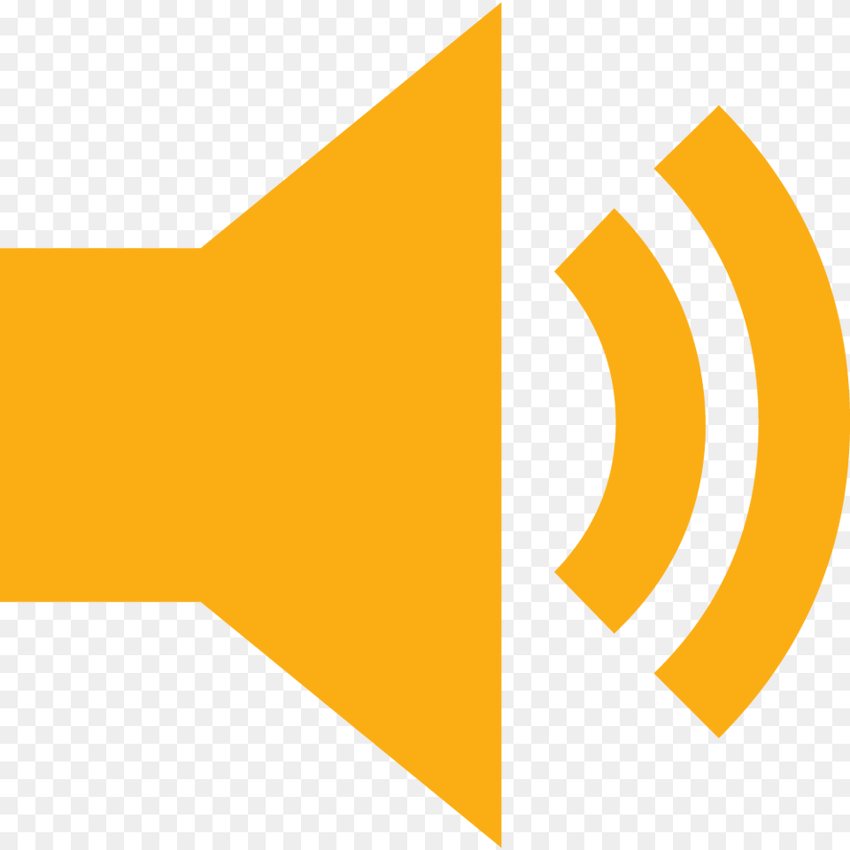 Speaker Icon Yellow, Logo Png