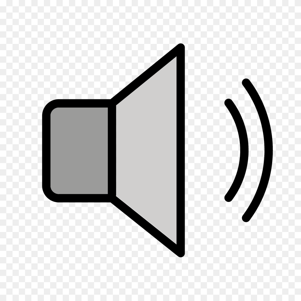 Speaker Medium Volume Emoji Clipart, Lighting, Electronics, Screen, Accessories Free Png Download
