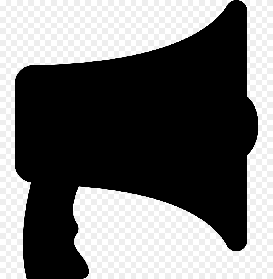 Speaker Transparent Silhouette Black And White Silueta De Megfono, People, Person, Text Free Png Download