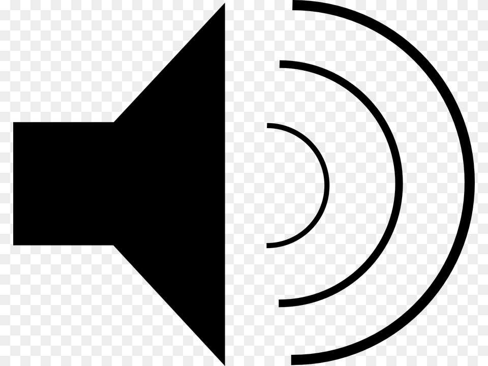 Speakers Clipart Audio Symbol, Gray Free Png