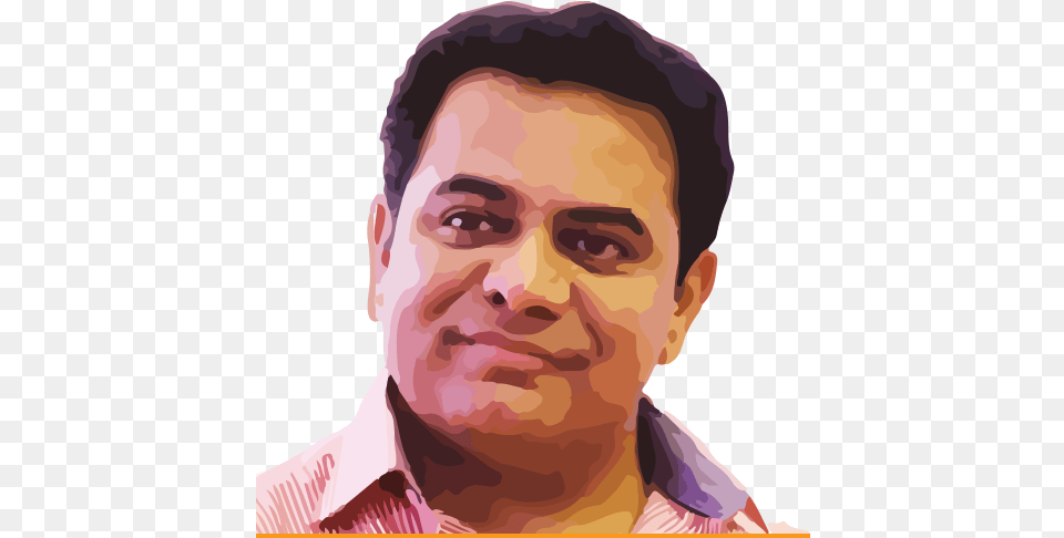 Speakers Web Ktr K T Rama Rao, Adult, Portrait, Photography, Person Free Png