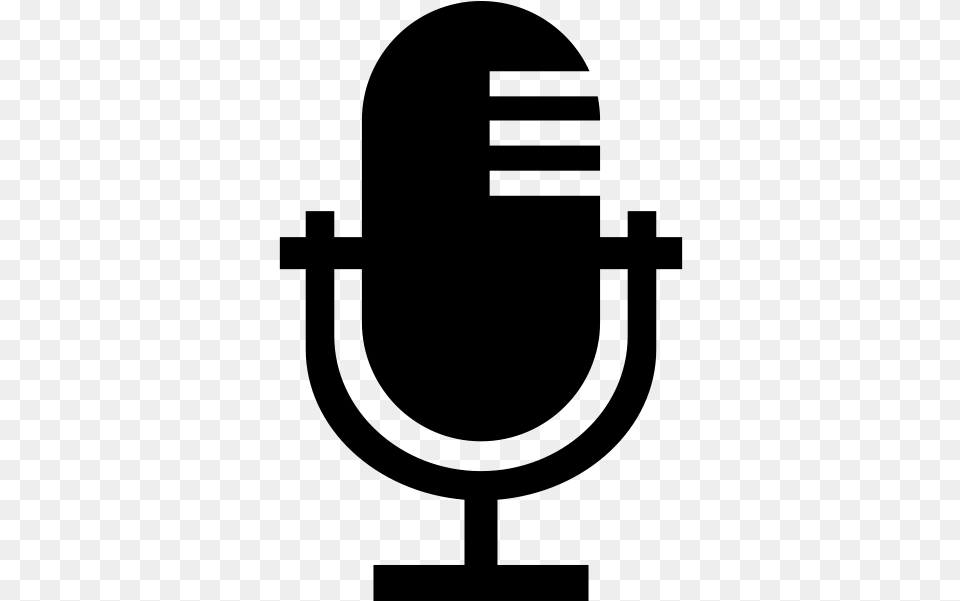 Speaking Microphone, Gray Free Transparent Png