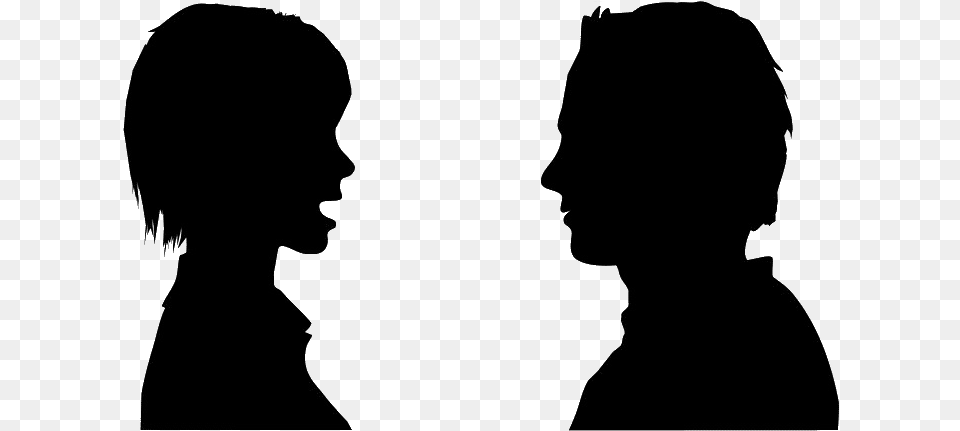 Speaking People Clipart Person Talking Clipart, Silhouette, Adult, Female, Woman Free Png Download