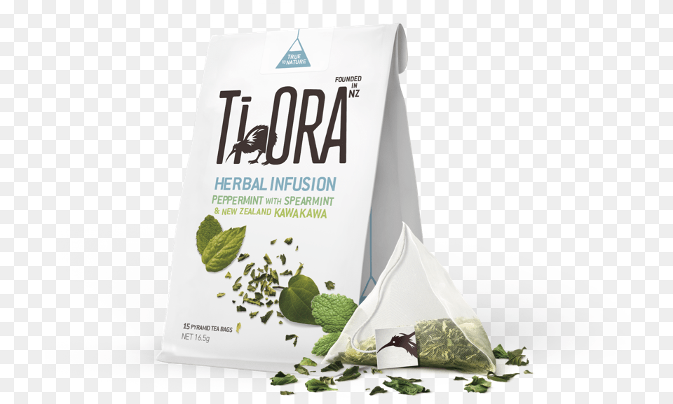 Spearmint New Zealand Tea Bags, Herbal, Herbs, Plant, Advertisement Png Image