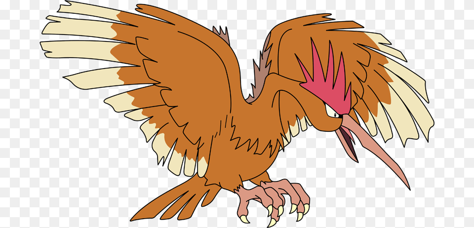 Spearow Fearow Pokemon, Animal, Bird, Vulture, Baby Free Png Download