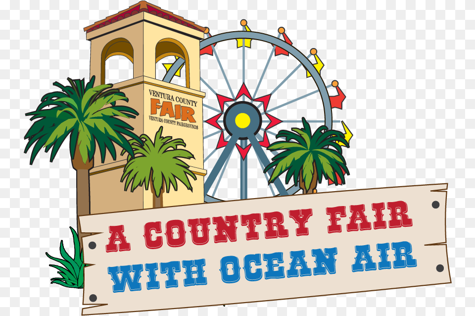 Special Admission And Promotions Ventura Fairgrounds Ventura County Fair Logo, Amusement Park, Ferris Wheel, Fun, Machine Free Png Download