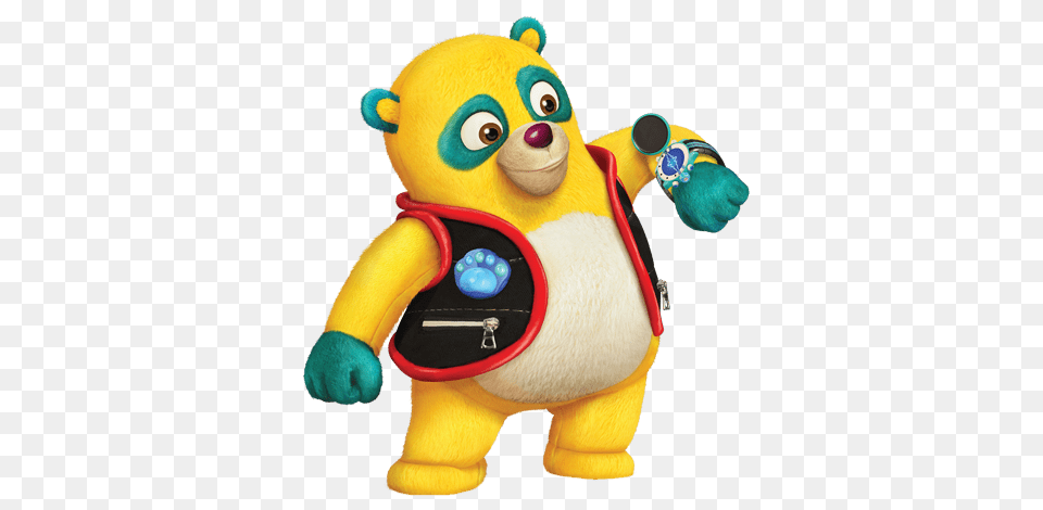Special Agent Oso Looking At His Watch, Plush, Toy, Teddy Bear Free Png Download