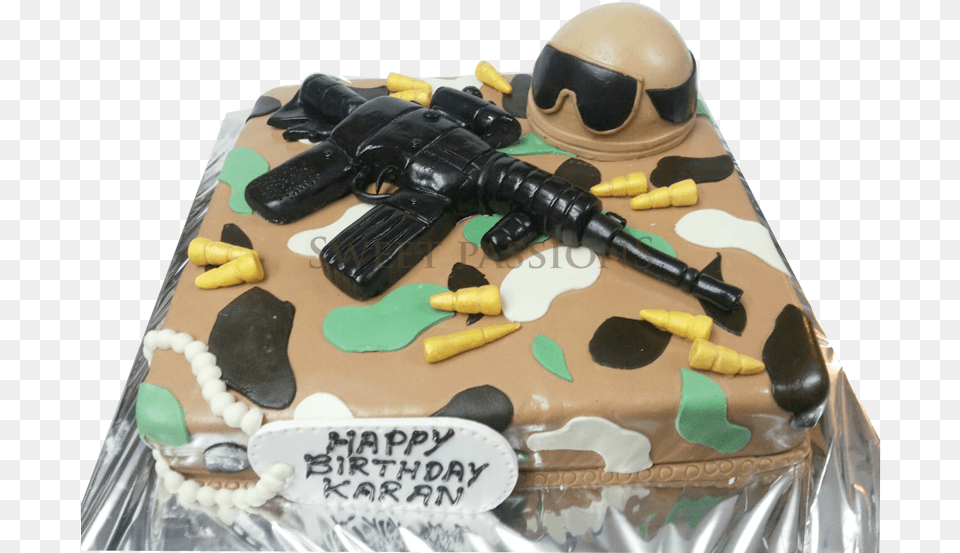 Special Army Cake Army Birthday Cake, Birthday Cake, Cream, Dessert, Food Free Png Download