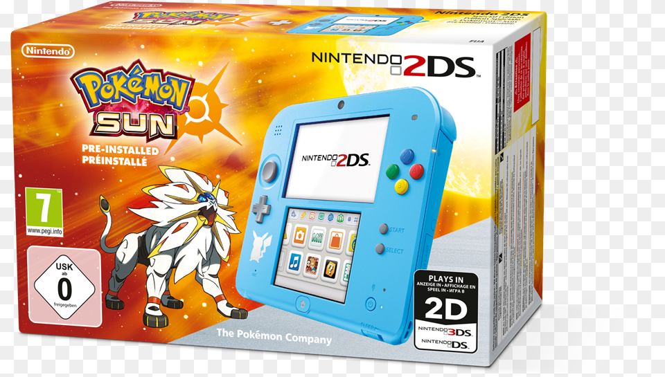 Special Edition Pokemon Sun 2ds Pokemon Sun, Computer, Electronics, Baby, Person Free Png Download