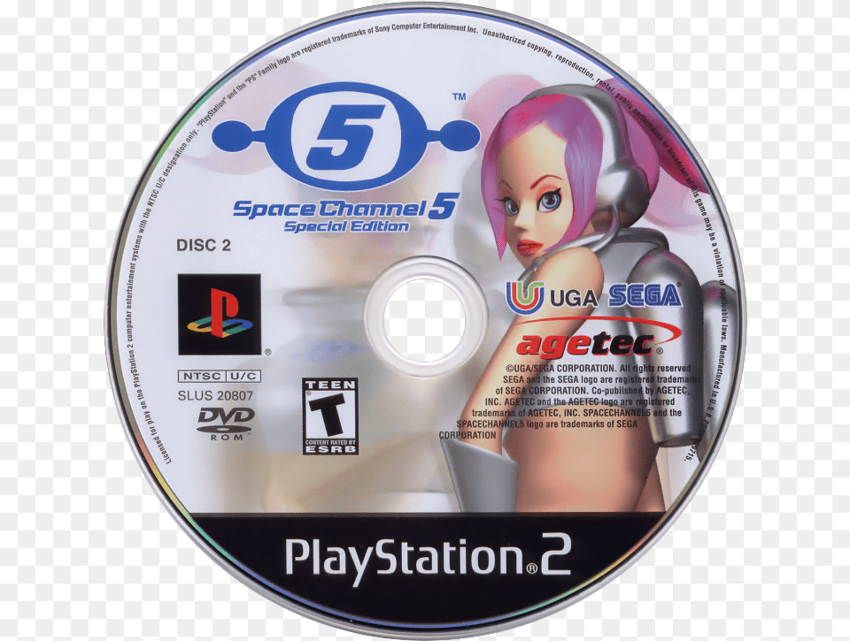 Special Edition Space Channel 5 Disc, Disk, Dvd, Baby, Person Free Transparent Png