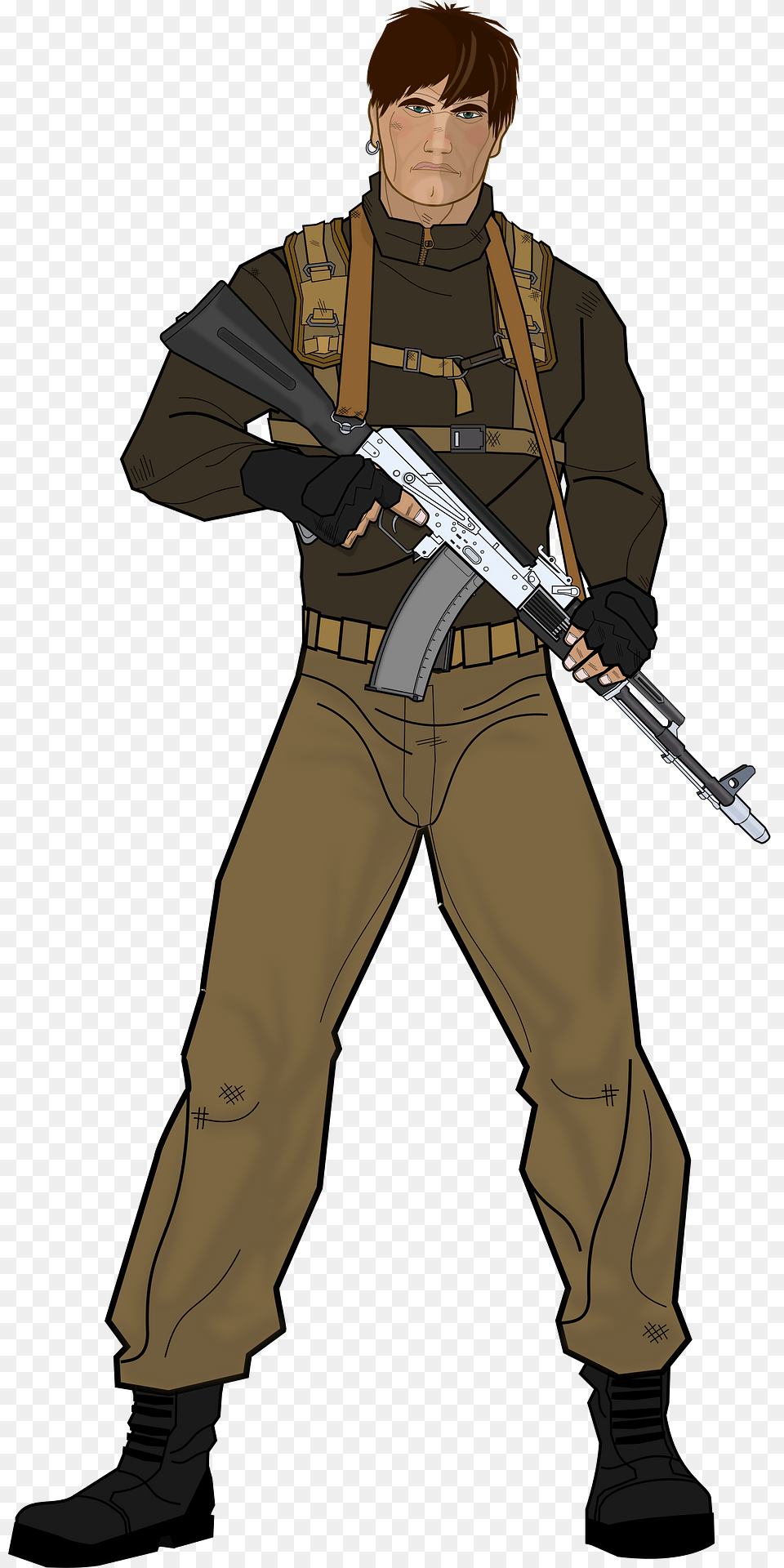 Special Forces Soldier Clipart, Weapon, Rifle, Firearm, Gun Free Transparent Png