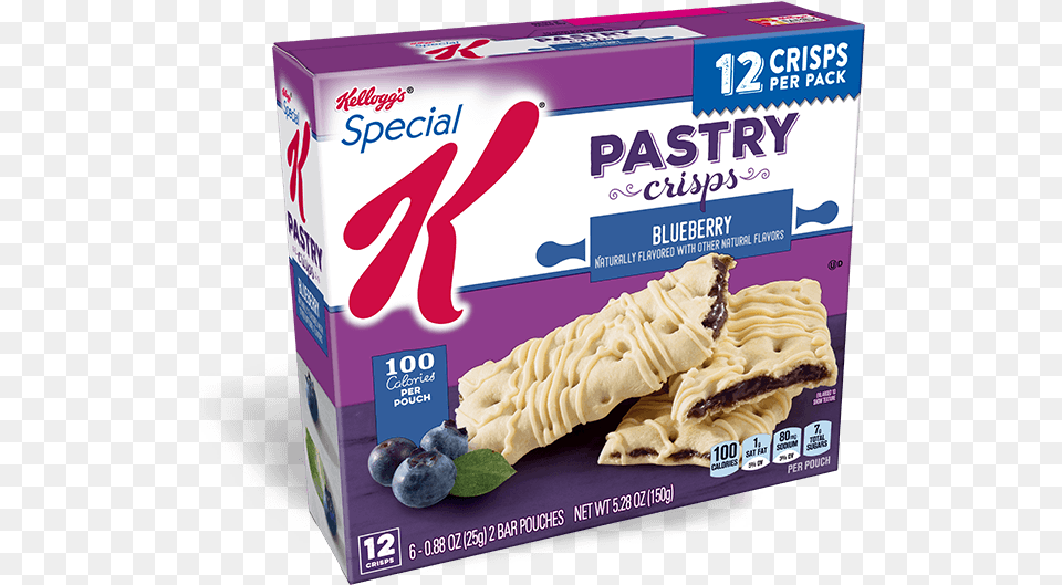 Special K Blueberry Pastry Crisps Special K Pastry Crisps, Dessert, Food, Berry, Plant Png