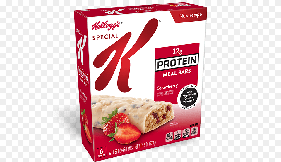 Special K Strawberry Protein Meal Bars Special K Chocolate Peanut Butter Protein Meal Bar, Dessert, Food, Pastry, Berry Png Image