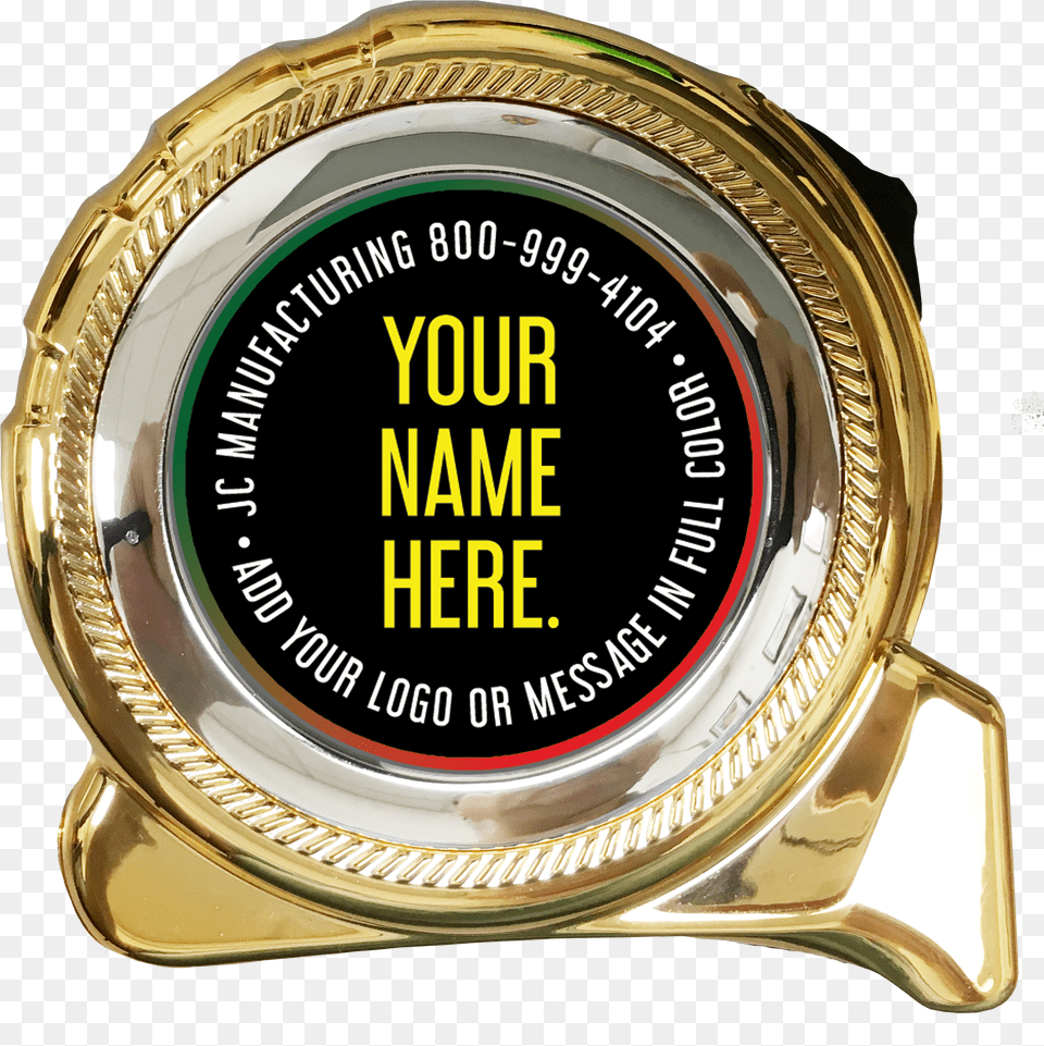 Special Occasion Gold Case Tape Measure Circle, Wristwatch Png Image