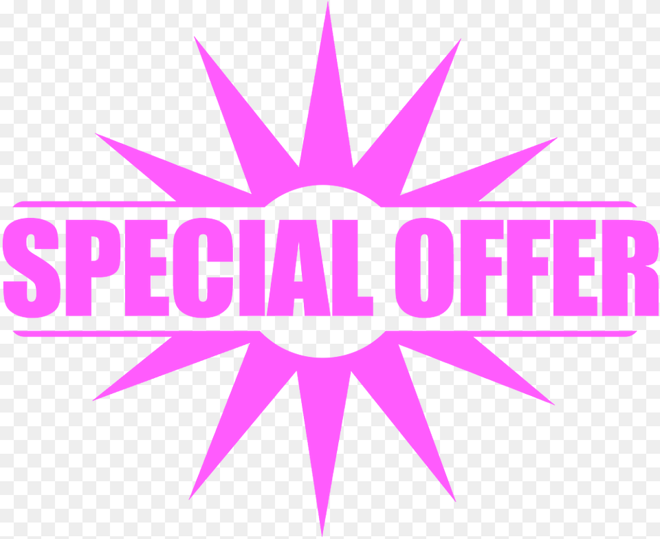 Special Offer Image, Logo, Purple Png