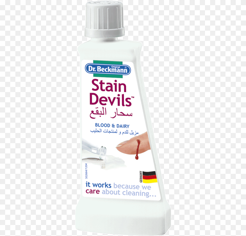 Special Stain Remover Against Blood Stains Ice Cream Dr Beckmann, Bottle, Lotion, Shaker, Toothpaste Png