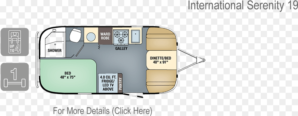 Specials Slide 2018 Airstream Flying Cloud 19cb Floor Plan, Diagram Png