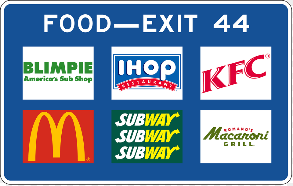 Specific Service Signs For Food Gas Lodging Etc Clipart, Logo, First Aid, Scoreboard, Text Png Image