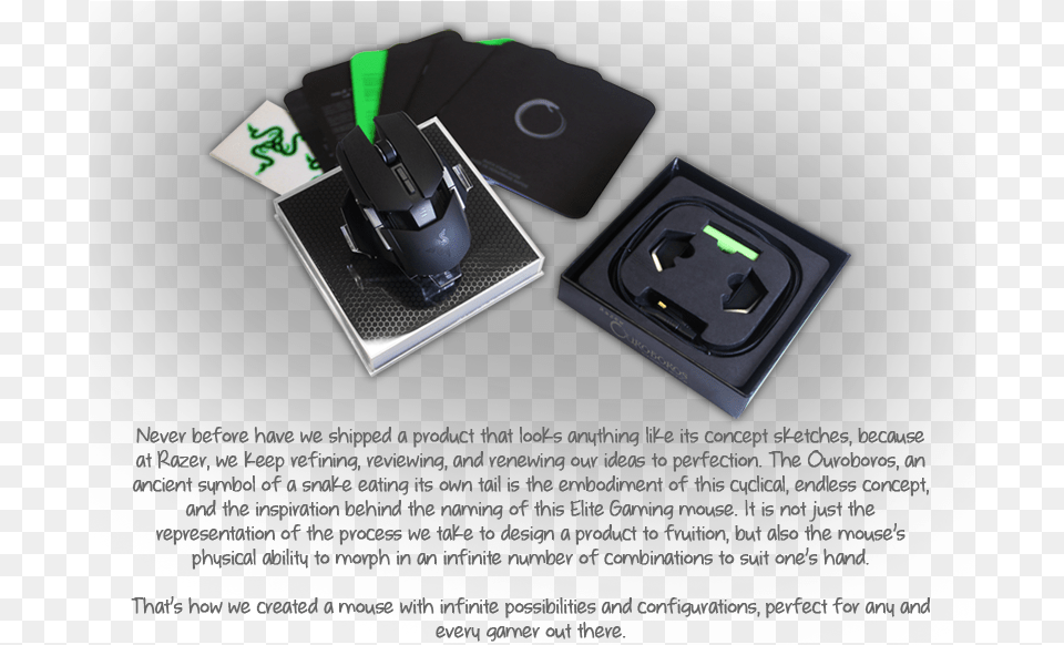 Specifications Razer Ouroboros Wireless, Electronics, Adapter Free Png Download