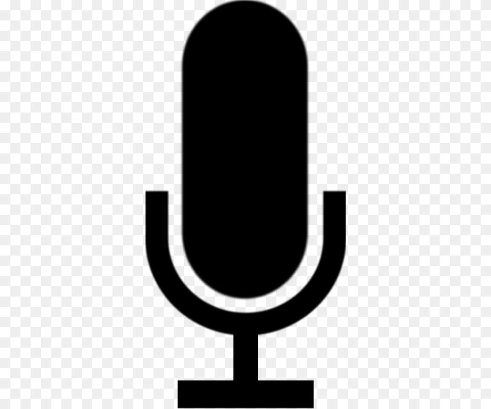 Speciwoman Microphone Icon, Gray Free Transparent Png