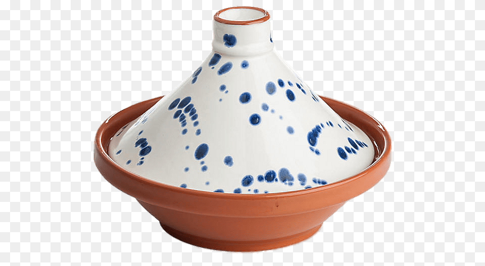 Speckled Tajine Pot, Art, Bowl, Porcelain, Pottery Free Png