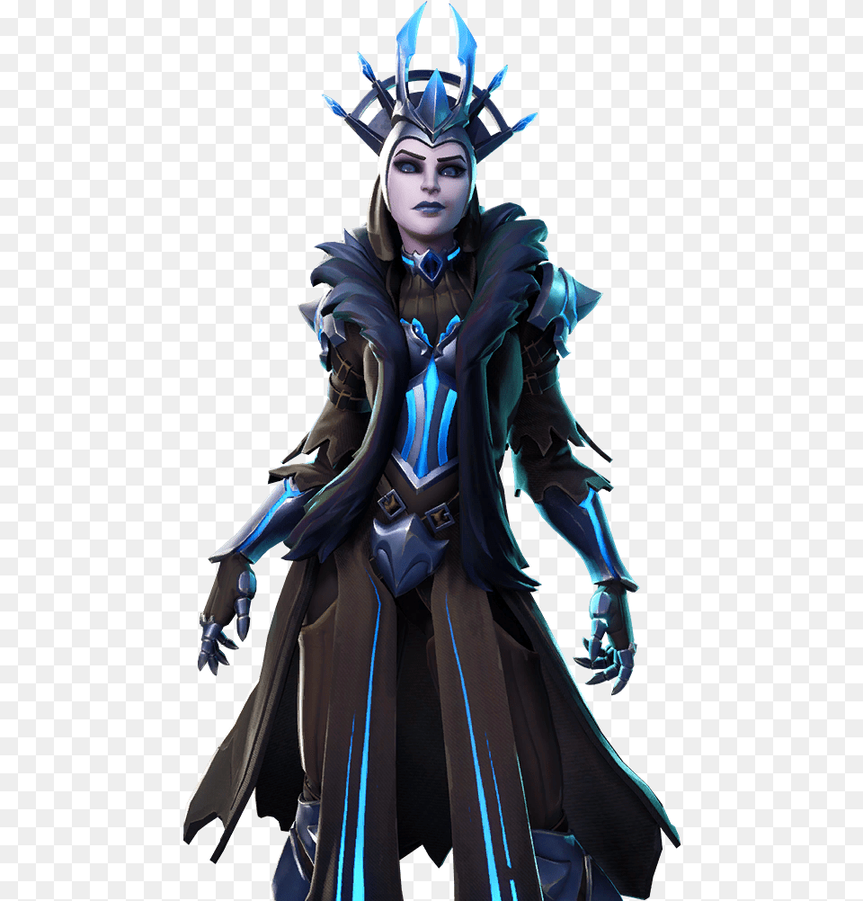 Specks Ice Queen Fortnite Skin, Clothing, Costume, Person, Adult Free Png