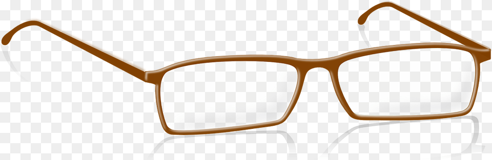 Spectacles Reading Glasses Brown Slim Elegant Reading Glasses Clip Art, Accessories, Sunglasses Free Png