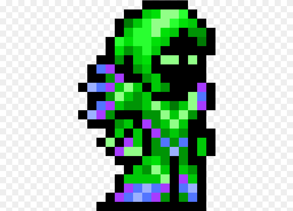 Spectre Armor Chlorophyte Armor Terraria Pixel Art Armor Free Transparent Png