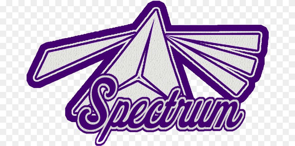Spectrum Letterman Patch, Purple, Logo, Light, Dynamite Free Png