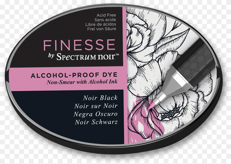 Spectrum Noir Finesse Alcohol Proof Ink Pad, Adult, Disk, Dvd, Female Free Png Download