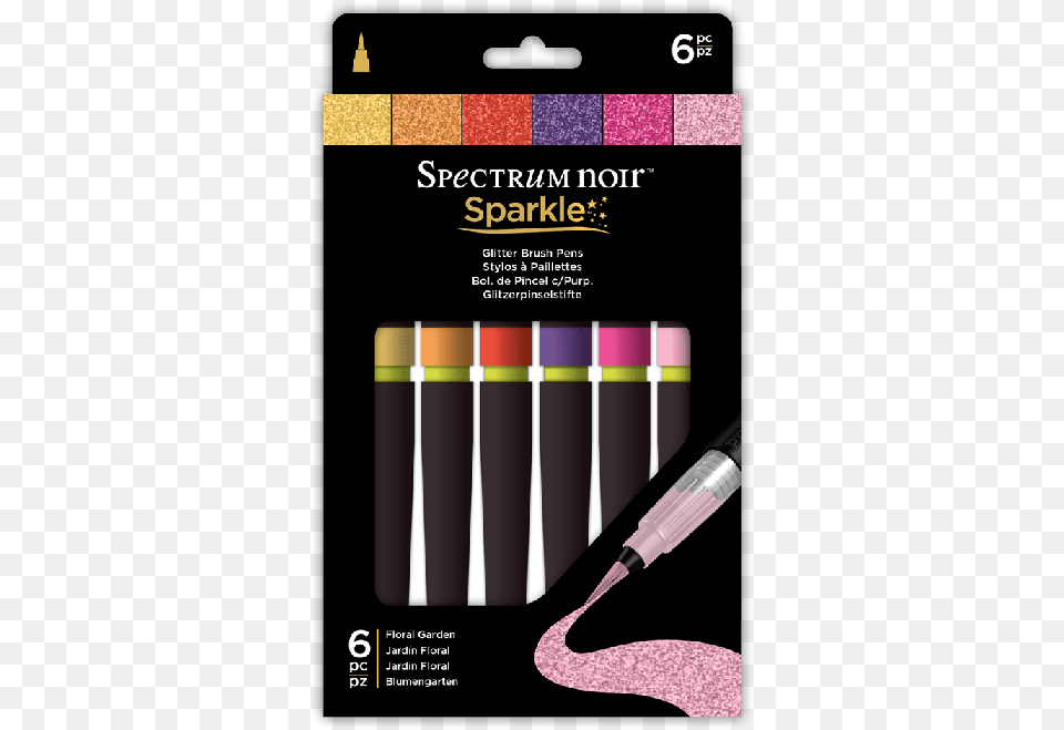 Spectrum Noir Sparkle Pens, Advertisement, Cosmetics, Lipstick, Paint Container Png