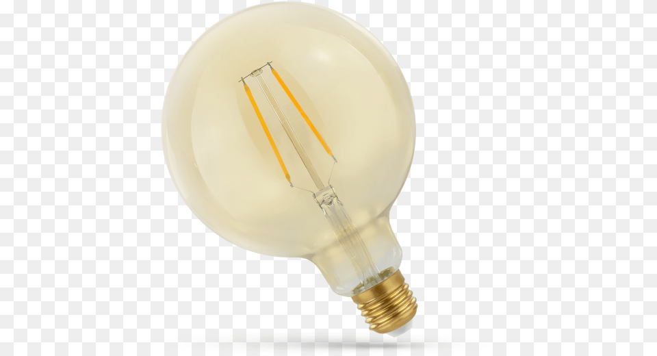 Spectrumled Filament Retro Gold E27 Globe Incandescent Light Bulb, Lightbulb Free Png Download