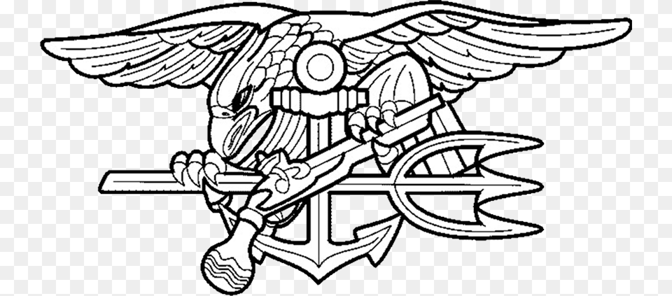 Specwar Fitness Personal Trainer Roger Roberts Navy Seals Logo Drawing, Emblem, Symbol, Aircraft, Airplane Png