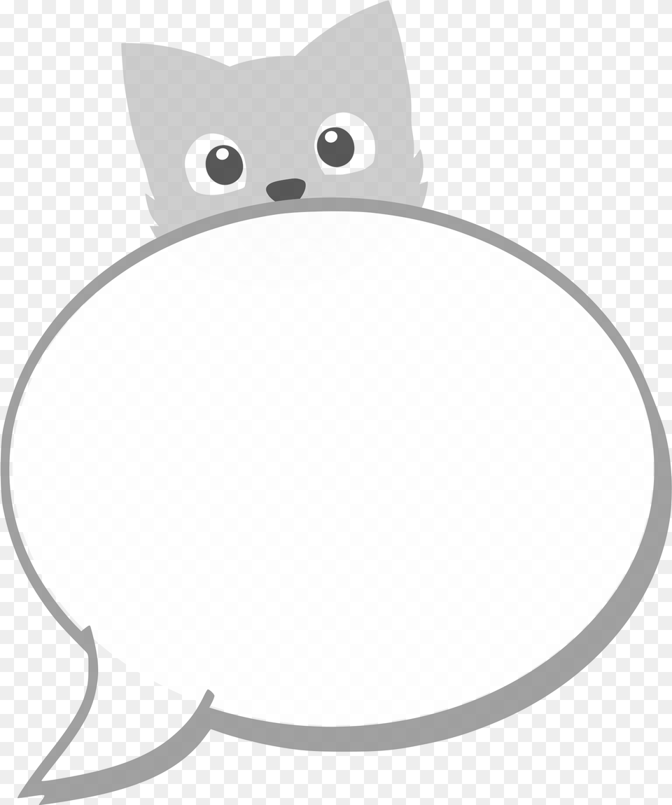 Speech Balloon Drawing Comics Whiskers Cartoon, Animal, Cat, Mammal, Pet Png Image