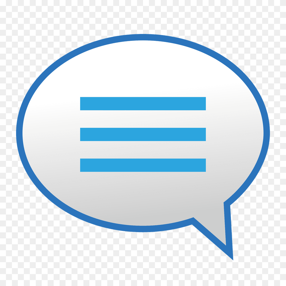 Speech Balloon Emoji Clipart, Logo Png Image