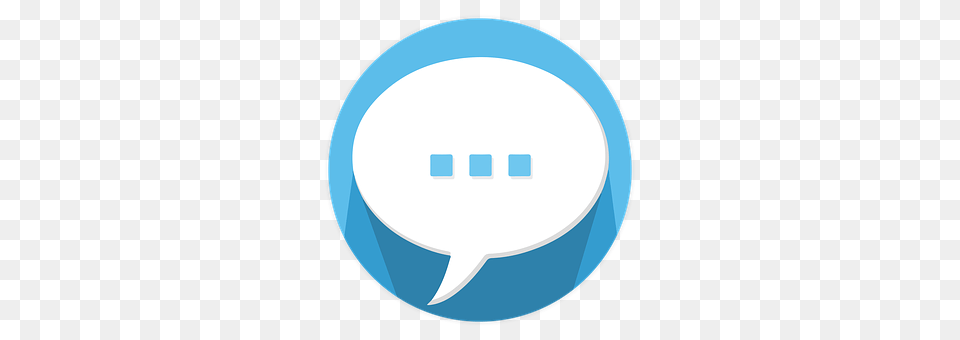 Speech Bubble Disk, Logo Free Png Download