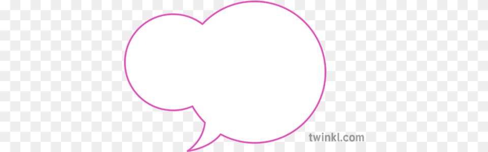 Speech Bubble 7 Illustration Twinkl Girly, Purple, Balloon Free Png