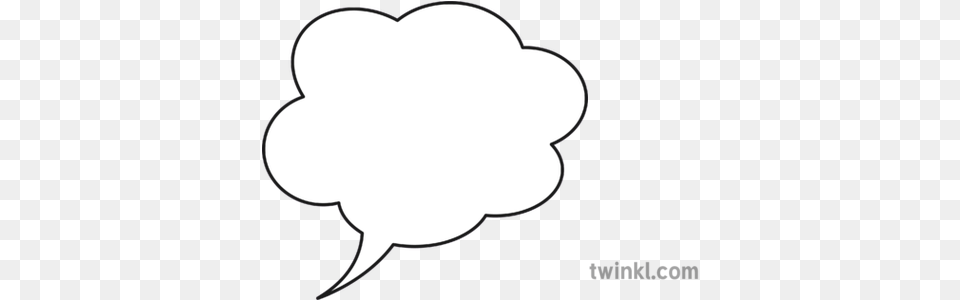 Speech Bubble 9 Black And White Line Art Png