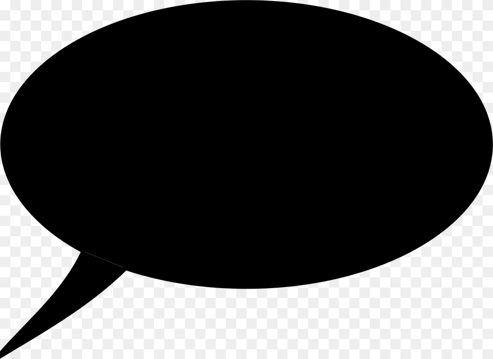 Speech Bubble Black No Shadow Icons, Gray Free Png