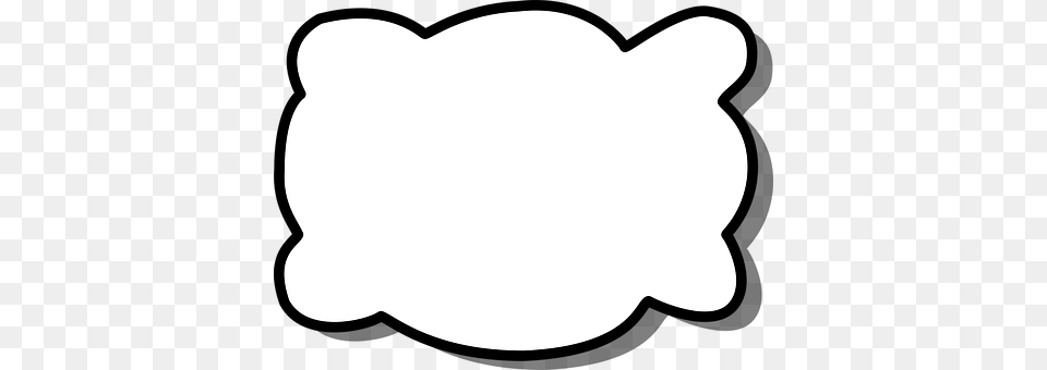 Speech Bubble Blank Cloud Speech Boxes And Ribbons, Silhouette, Animal, Fish, Sea Life Png