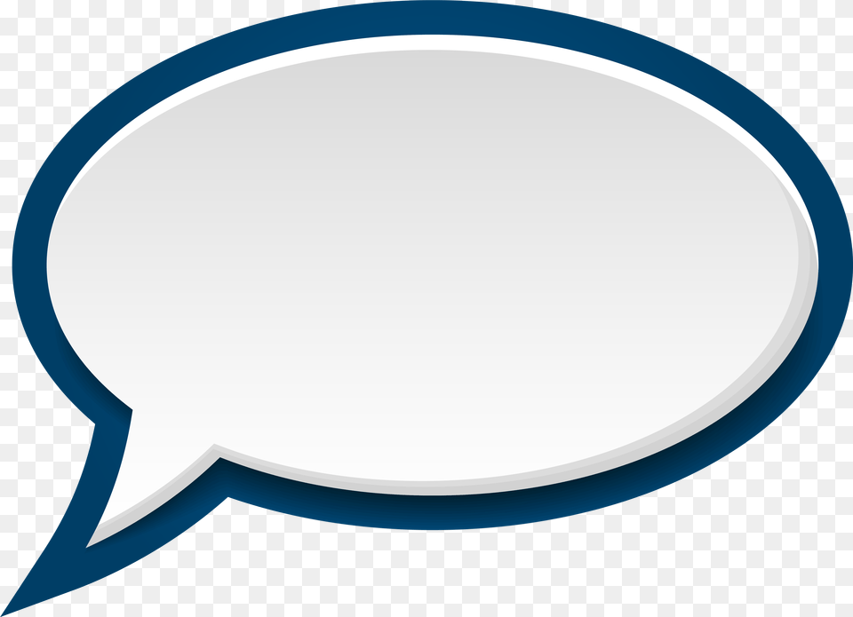 Speech Bubble Blue, Balloon, Hot Tub, Tub, Oval Free Png Download