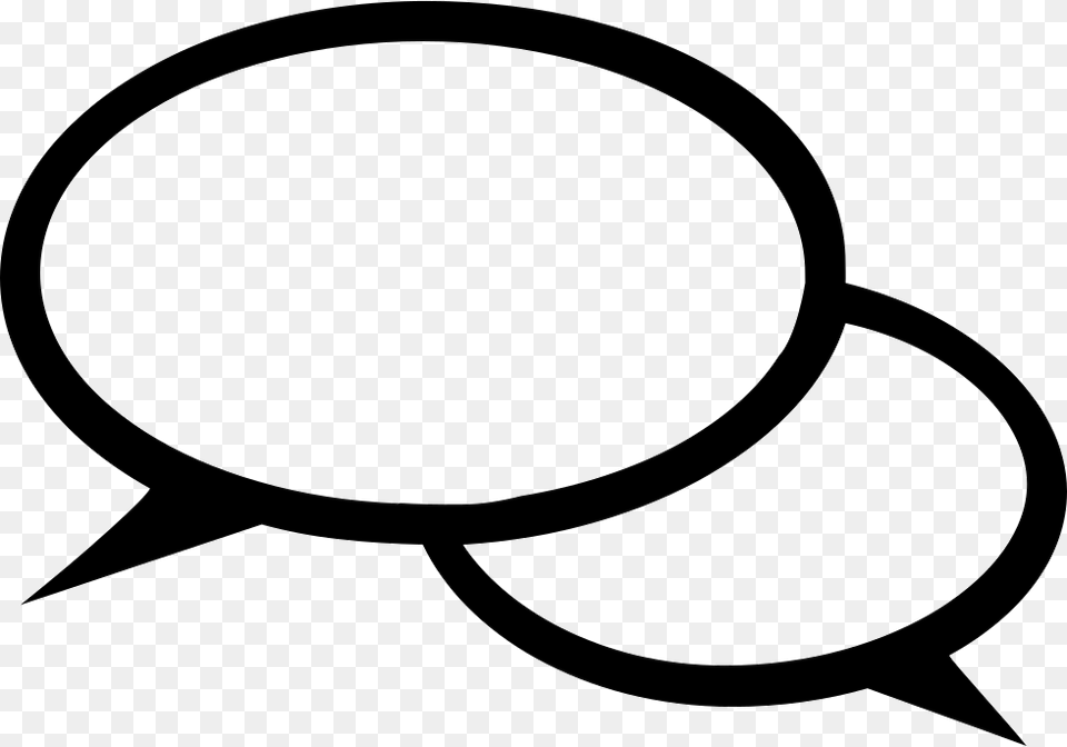 Speech Bubble Clipart Oval Icon Free Png Download