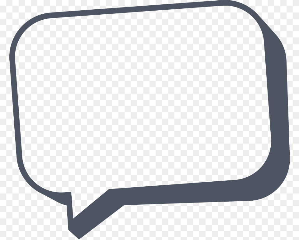 Speech Bubble Clipart With Transparent Background, White Board Free Png Download