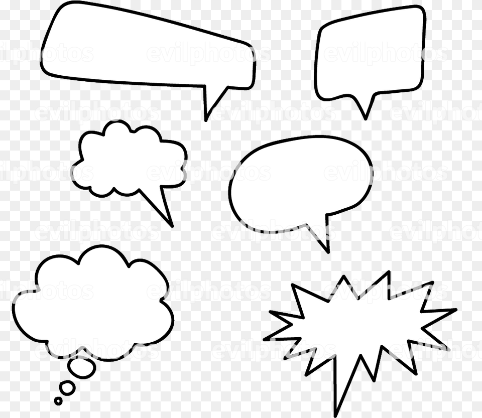 Speech Bubble Drawing Horizontal, Aircraft, Transportation, Vehicle, Airship Png Image