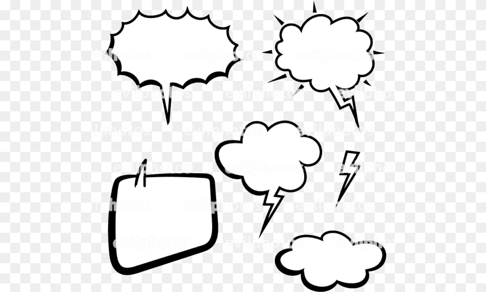 Speech Bubble Drawing Vector And Stock Photo Line Art, Bag Free Png