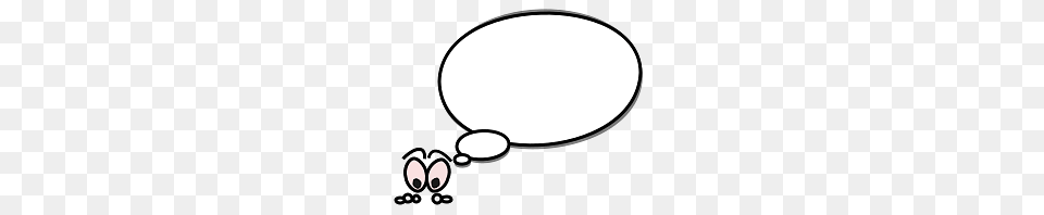 Speech Bubble Eyes Down, Balloon, Oval, Night, Astronomy Free Png Download