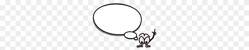 Speech Bubble Hand Up To The Right, Oval Png