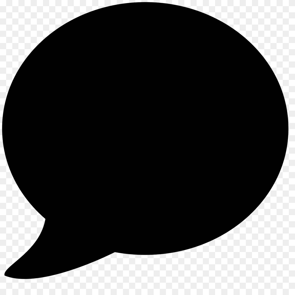 Speech Bubble Icon, Gray Png Image