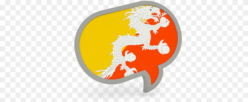 Speech Bubble Icon Bhutan Flag Free Transparent Png